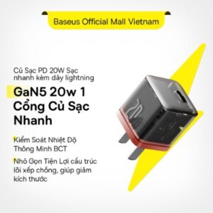Baseus Củ Sạc + (Bộ Cáp) Nhanh PD&hellip;