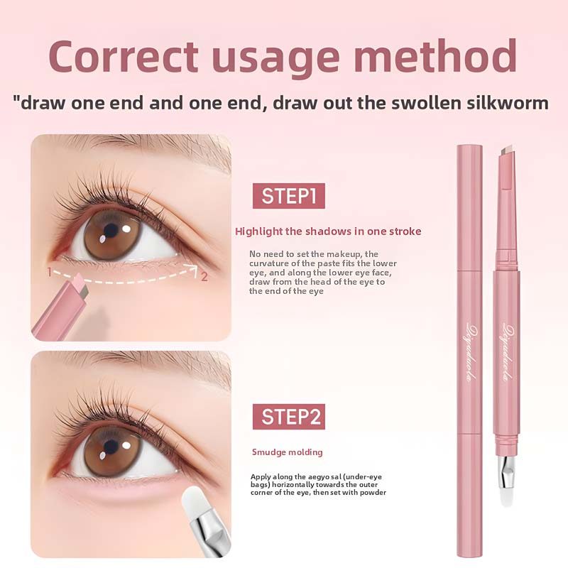 Bút Vẽ Bọng Mắt 5D Che khuyết điểm, Tạo khối 3D - Hack mắt to tròn long lanh - Ảnh 7