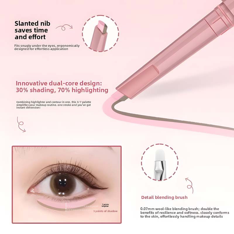 Bút Vẽ Bọng Mắt 5D Che khuyết điểm, Tạo khối 3D - Hack mắt to tròn long lanh - Ảnh 4