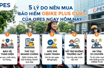 5 Lý Do Nên Mua Bảo Hiểm OBIKE PLUS Của OPES Ngay Hôm Nay