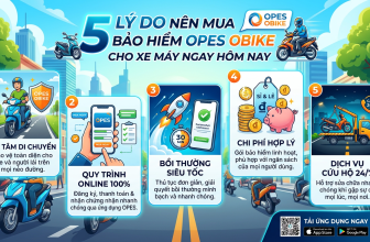 5 Lý Do Nên Mua Bảo Hiểm OPES OBIKE Cho Xe Máy Ngay Hôm Nay