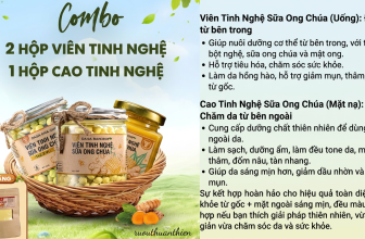 5 Lý Do Nên Dùng Viên Tinh Nghệ Sữa Ong Chúa Để Da Khỏe Đẹp Từ Gốc