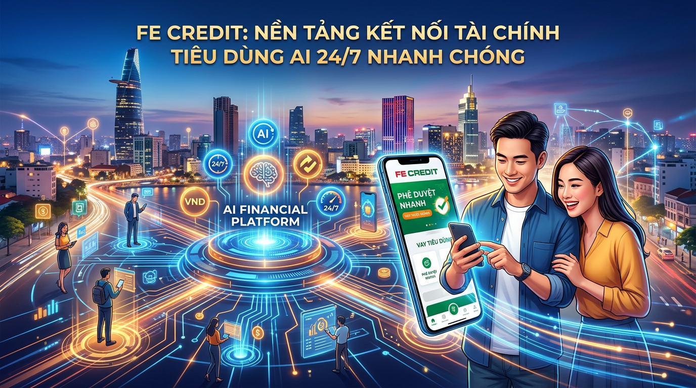 FE Credit: Nền Tảng Kết Nối Tài Chính Tiêu Dùng AI 24/7 Nhanh Chóng