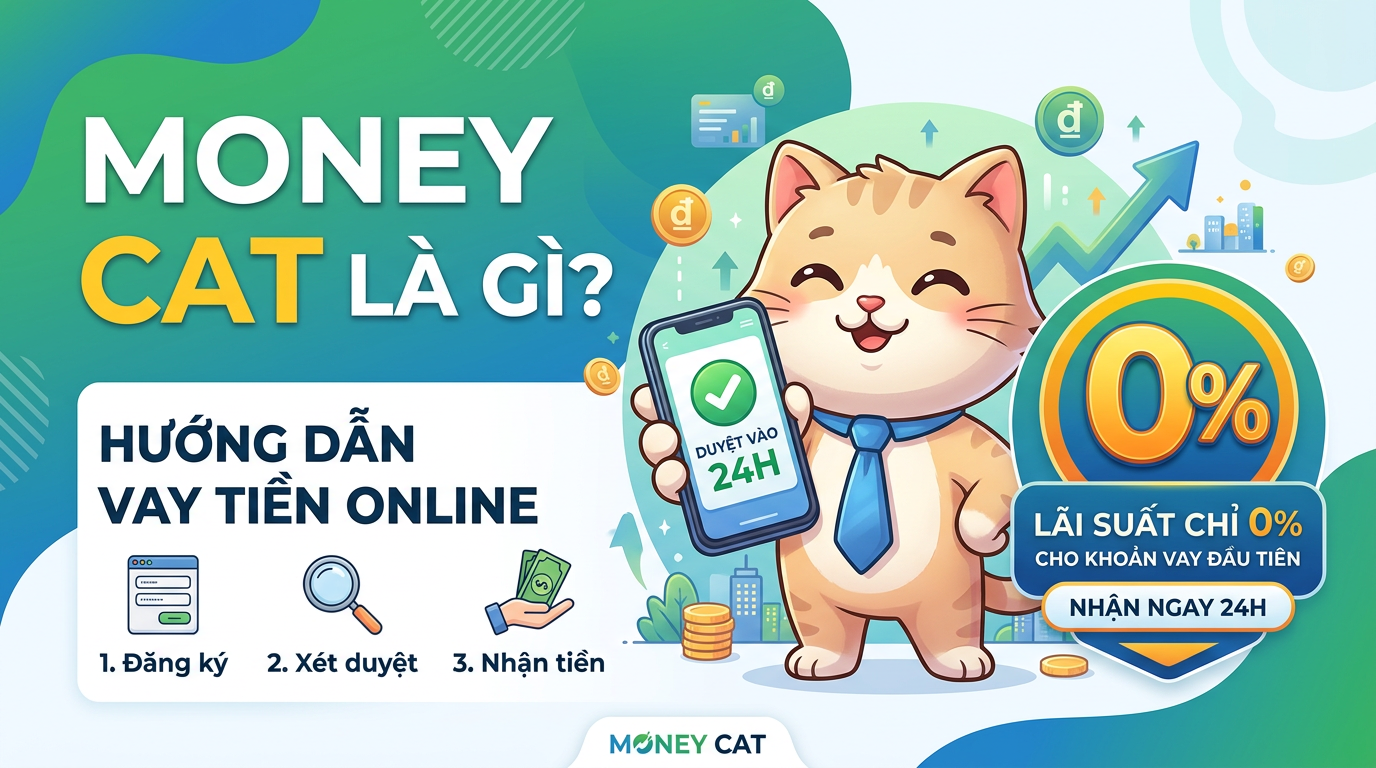 Money Cat Là Gì? Hướng Dẫn Vay Tiền Online 0% Lãi Suất Nhận Ngay 24h