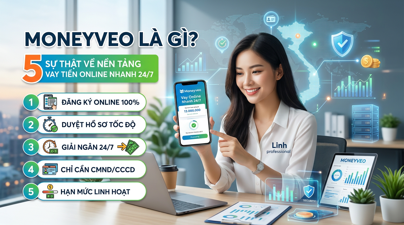 Moneyveo Là Gì? 5 Sự Thật Về Nền Tảng Vay Tiền Online Nhanh 24/7