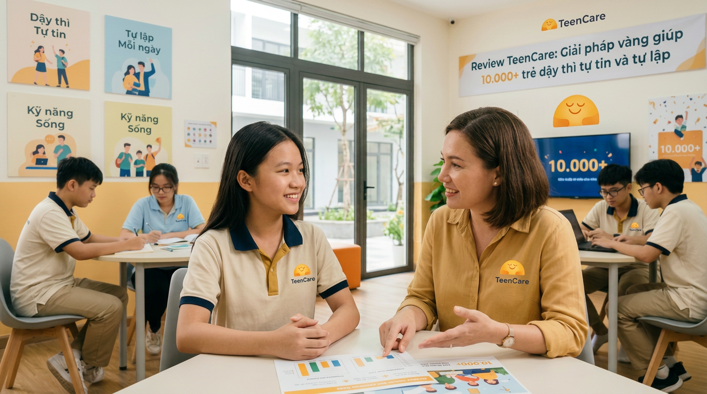 Review TeenCare: Giải pháp vàng giúp 10.000+ trẻ dậy thì tự tin và tự lập
