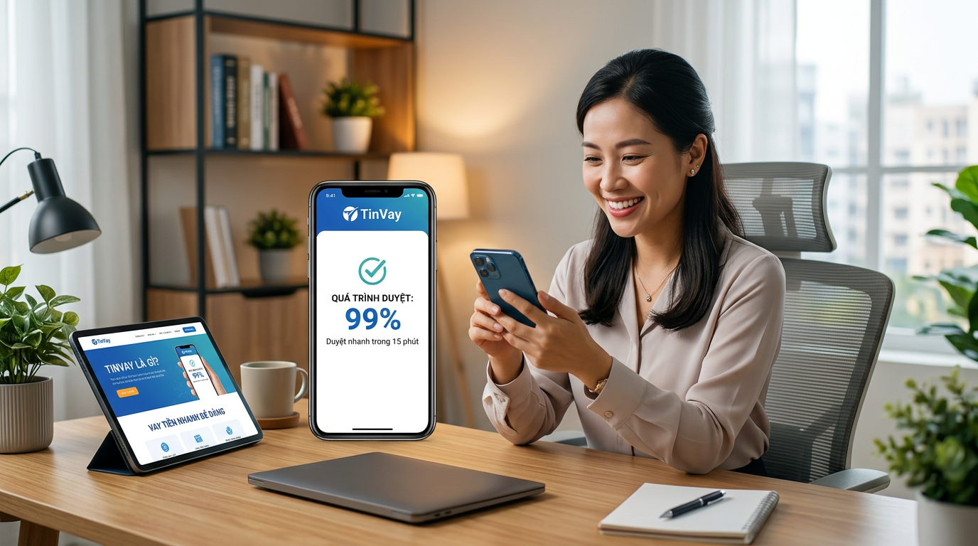 TinVay Là Gì? Hướng Dẫn Vay Tiền Nhanh Duyệt 99% Tại TinVay
