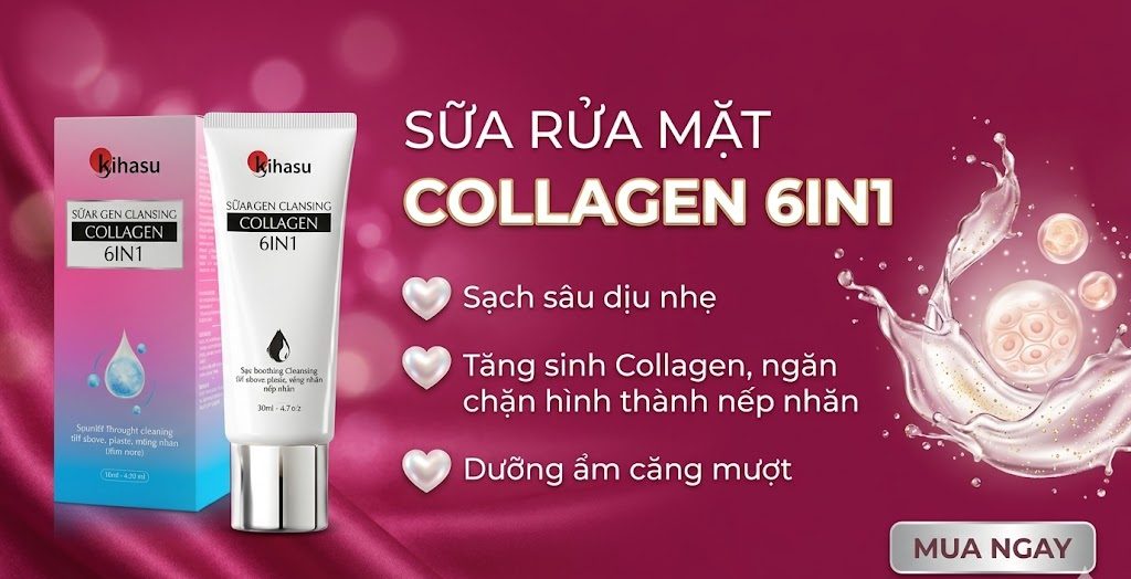 Đánh Giá Kihasu Super Skin Cleansing Collagen 6In1: Bí Quyết Sạch Sâu Trẻ Hóa Da