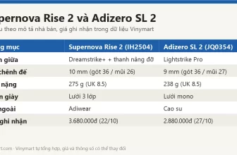 Adidas Supernova Rise 2 và Adizero SL 2: khác nhau gì, chọn đôi nào