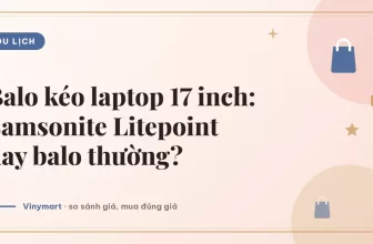 Ảnh đại diện bài: Balo kéo laptop 17 inch: Samsonite Litepoint hay balo thường?