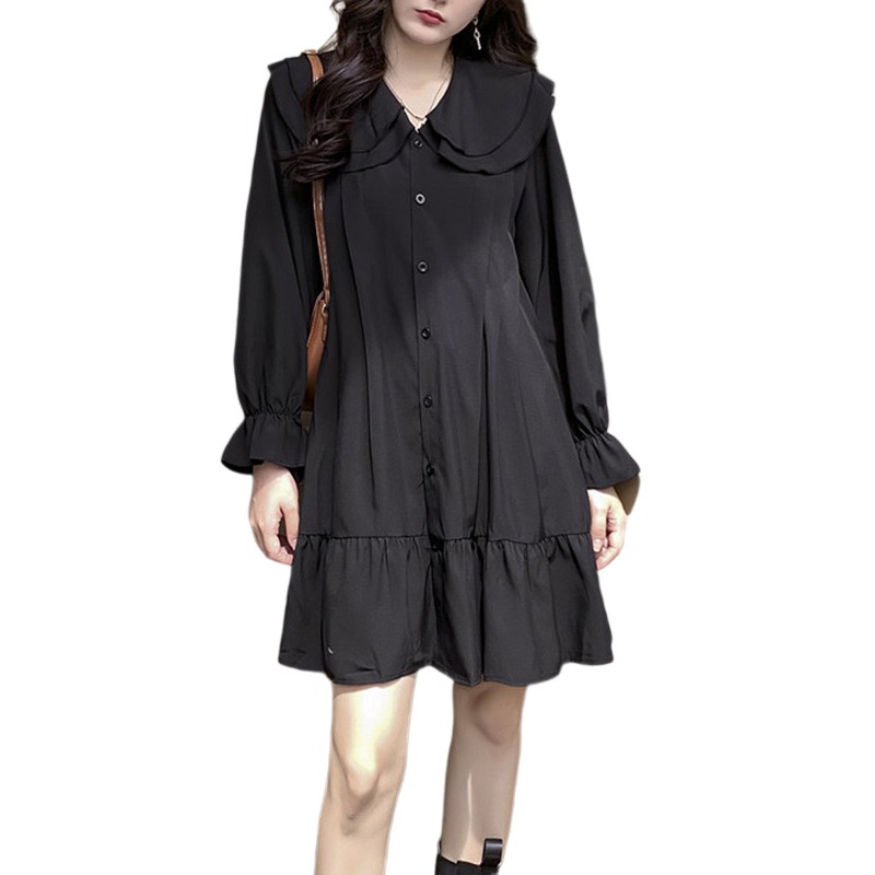 (Sẵn 2XL) váy nữ búp bê dáng xòe thu đông - Ảnh 5