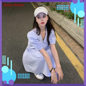 (Sẵn XL [ 60-70 kg]) váy mỏng polo nữ mùa&hellip;