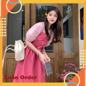 (Sẵn 4Xl (80-90 kg) Váy dáng xoè tiểu thư ngắn&hellip;
