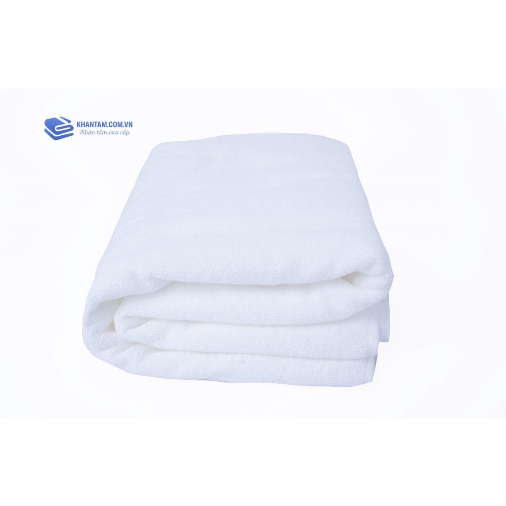 Khăn Spa Chất Liệu Cotton Kích Thước 90x190cm Trọng Lượng 750g Màu Trắng - Xưởng Dệt