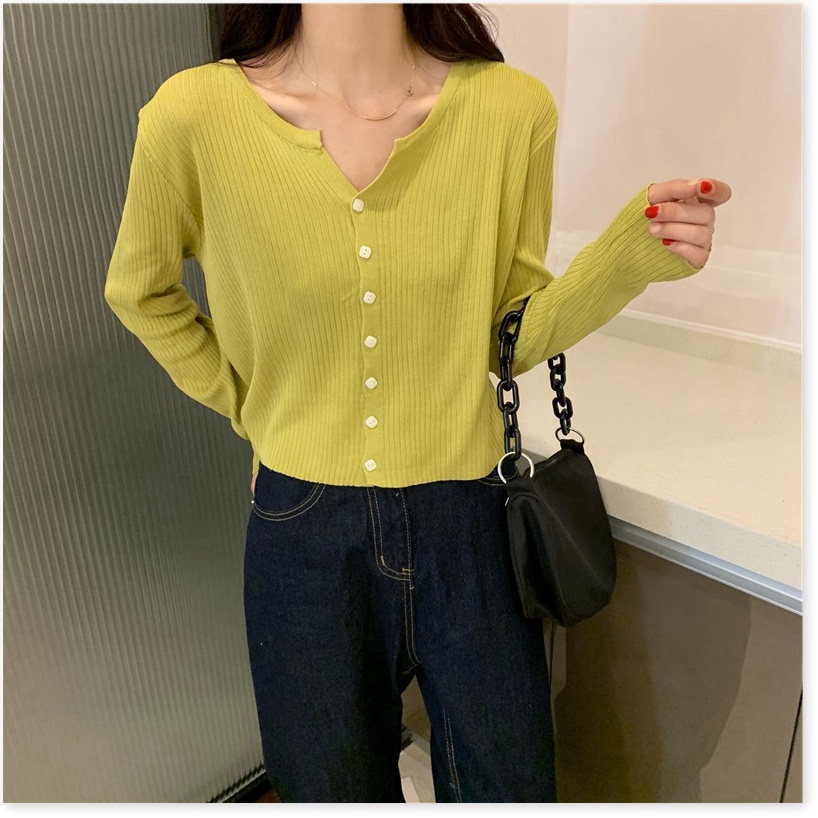 (Sẵn 3XL (75-85 kg) Áo Len Mỏng Dệt Kim Bên Ngoài Áo Khoác Phụ Nữ - Ảnh 2