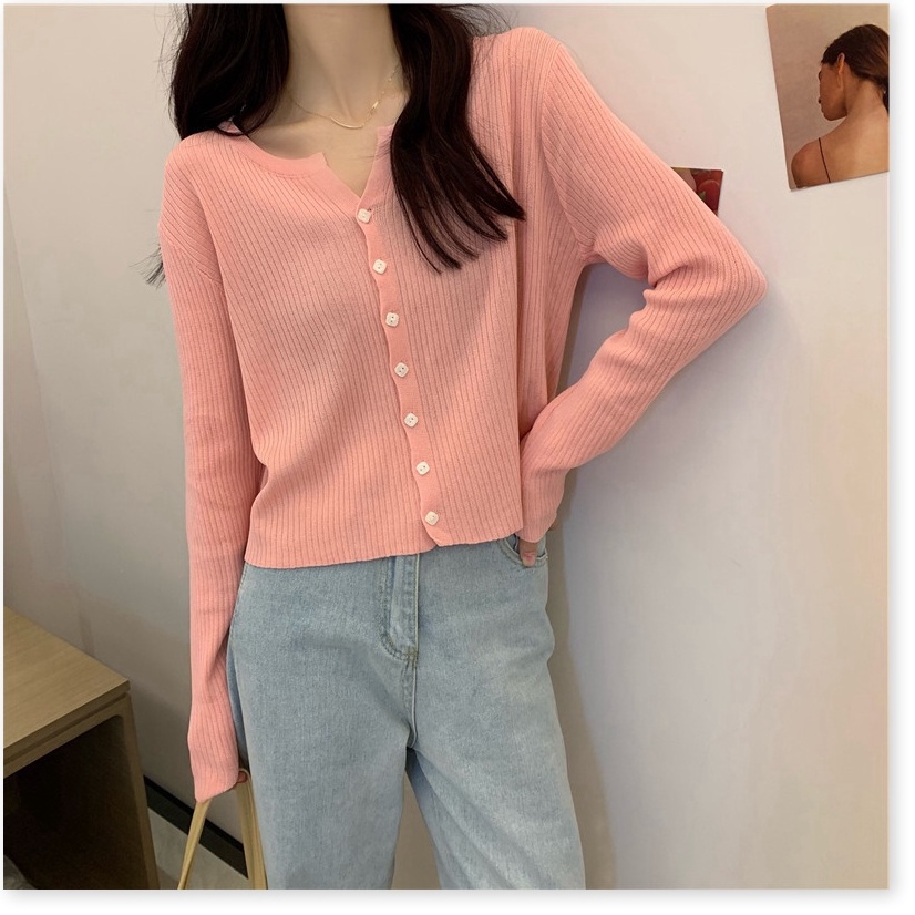 (Sẵn 3XL (75-85 kg) Áo Len Mỏng Dệt Kim Bên Ngoài Áo Khoác Phụ Nữ - Ảnh 3