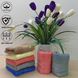 Khăn mặt cotton cao cấp, kích thước 30x50cm, trọng lượng&hellip;