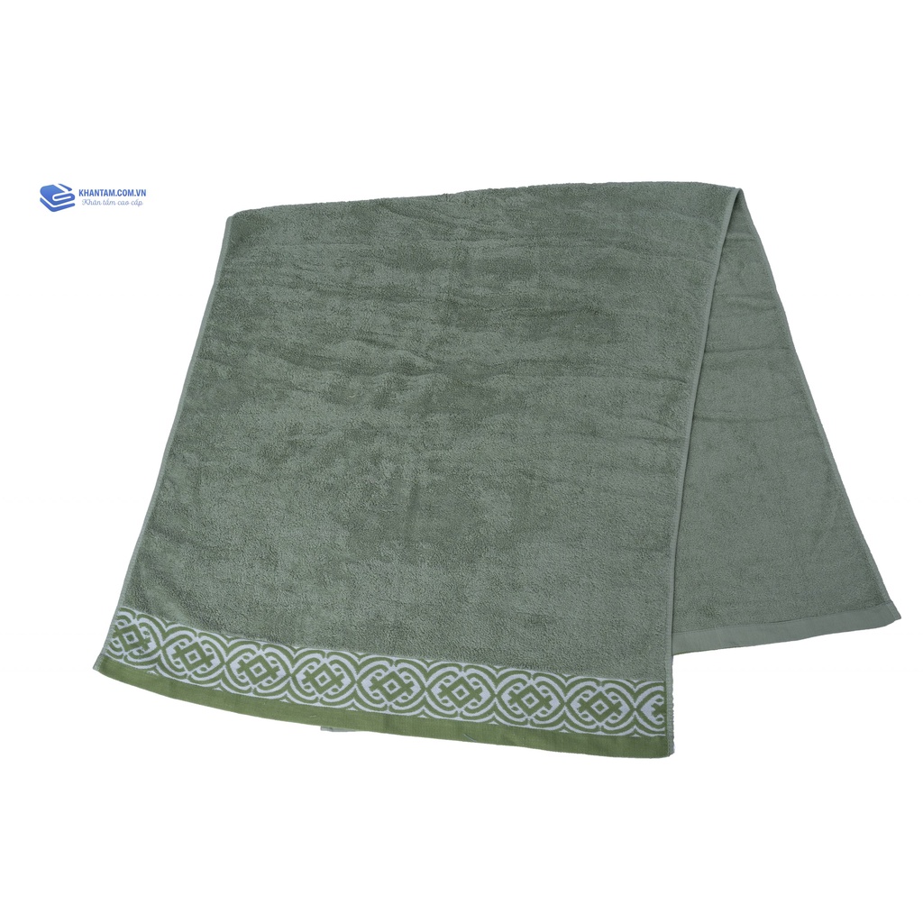 Khăn Tắm Chất Liệu Cotton Màu Xanh Rêu - Xưởng Dệt