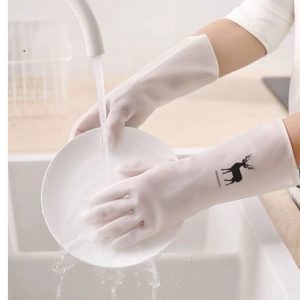 Găng Tay Cao Su Siêu Dai Siêu Bền (Màu Trắng)&hellip;