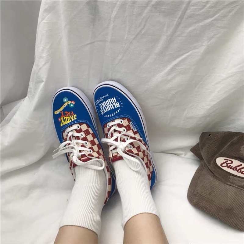 (sẵn sz 36) giày thể thao họa tiết