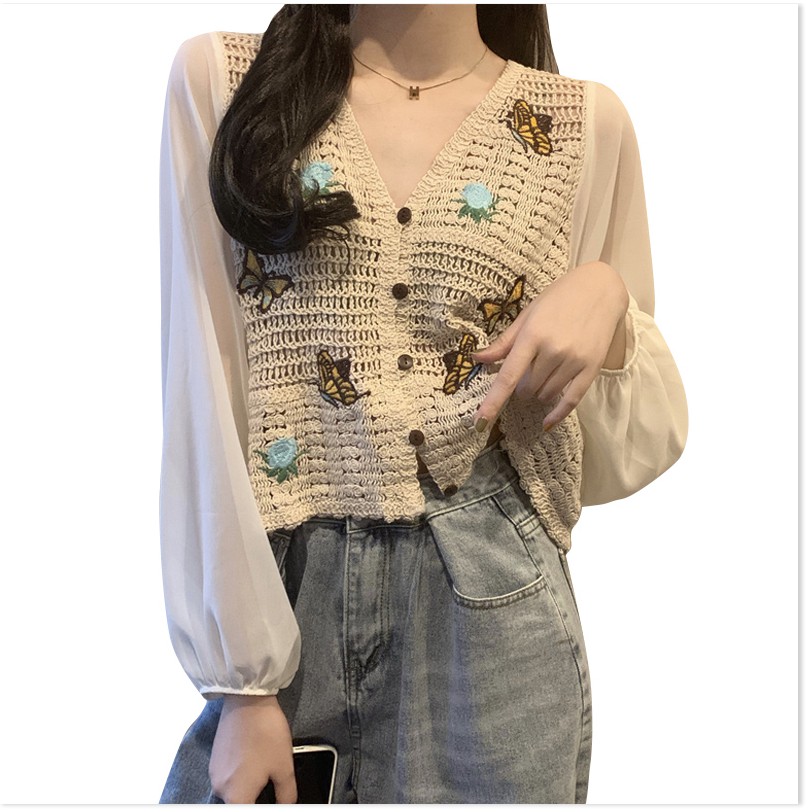 (Sẵn áo len khoác ngoài) Áo nữ hàng quảng châu - Xuân Order - Ảnh 5