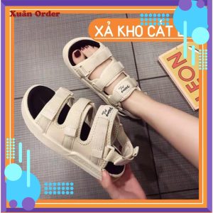 {Xả Kho Lỗ, sẵn đen sz 39} sandal ulzzang 3&hellip;