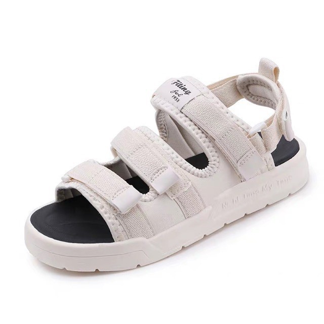 {Xả Kho Lỗ, sẵn đen sz 39} sandal ulzzang 3 quai ngang đế thấp - X01 - Ảnh 2