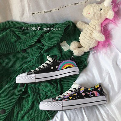 {Xả Kho Lỗ, sz 36} Giày cao cổ kỳ lân Unicorn siêu dễ thương -3 ảnh thật cuối