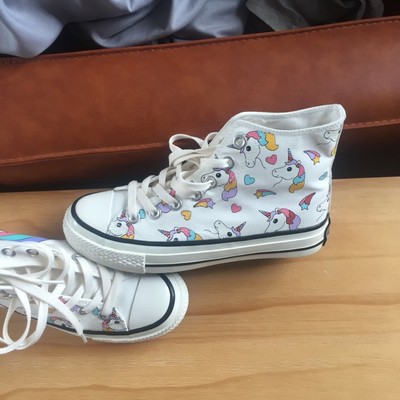 {Xả Kho Lỗ, sz 36} Giày cao cổ kỳ lân Unicorn siêu dễ thương -3 ảnh thật cuối - Ảnh 6