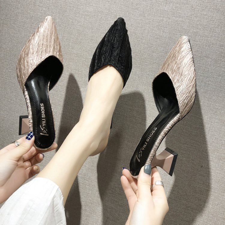 {Xả Kho Lỗ, sz 35} Sục mũi nhọn chất nhung (ảnh thật ở cuối) - Ảnh 2