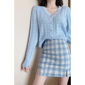 (Sẵn tím, sz 2XL, 4XL) (Order 7-12 ngày) Chân Váy&hellip;