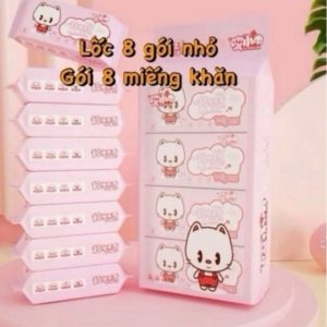 Set 8 Gói Giấy Ướt Mini Bỏ Túi Tiện Lợi&hellip;