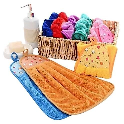 Khăn Lau Tay Nhà Bếp, Khăn Lau Bát Treo Tường Siêu Thấm Hút Chất Liệu Cotton Mềm Mại 26x42cm - Ảnh 3