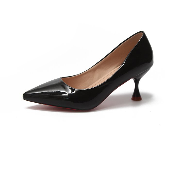 Gót 6.5cm, size 35-40, có ảnh thật - giày cao gót nữ phong cách Âu Mỹ - Ảnh 5