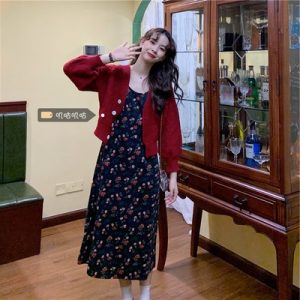(Sẵn 4XL) Váy hoa nữ