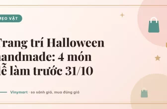 Ảnh đại diện bài: Trang trí Halloween handmade: 4 món dễ làm trước 31/10
