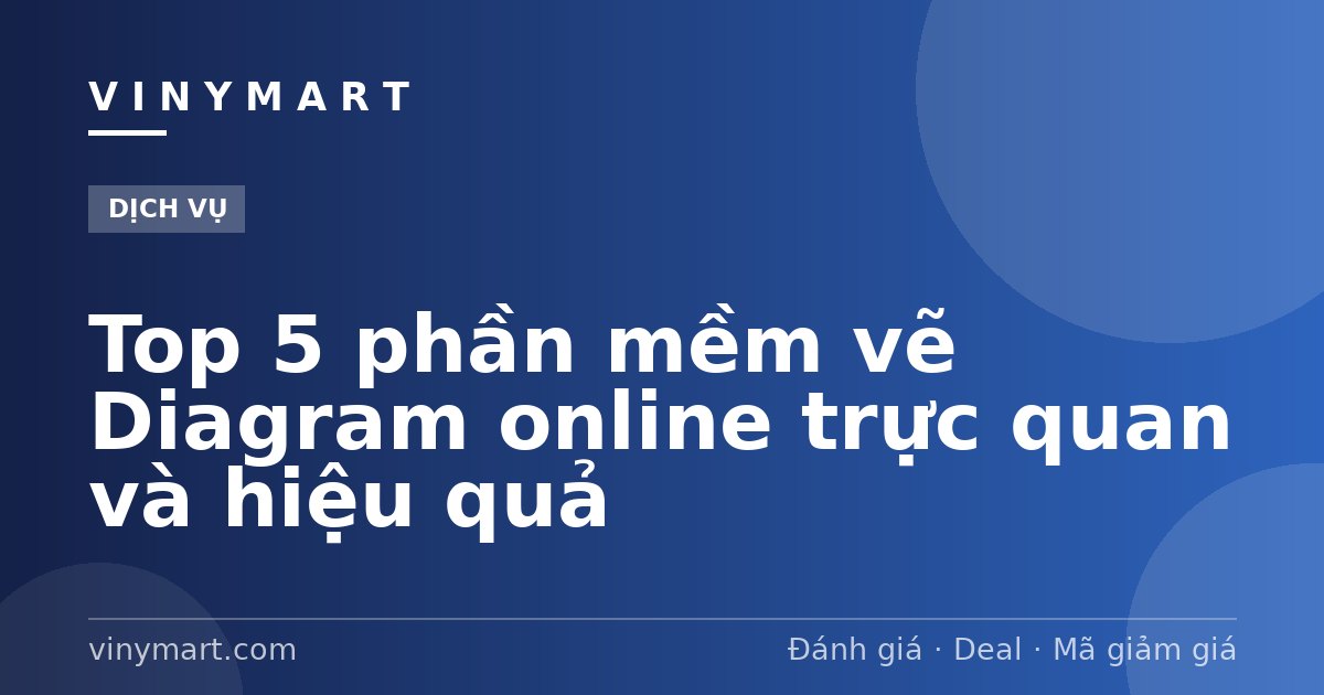 Top 5 phần mềm vẽ Diagram online trực quan và hiệu quả