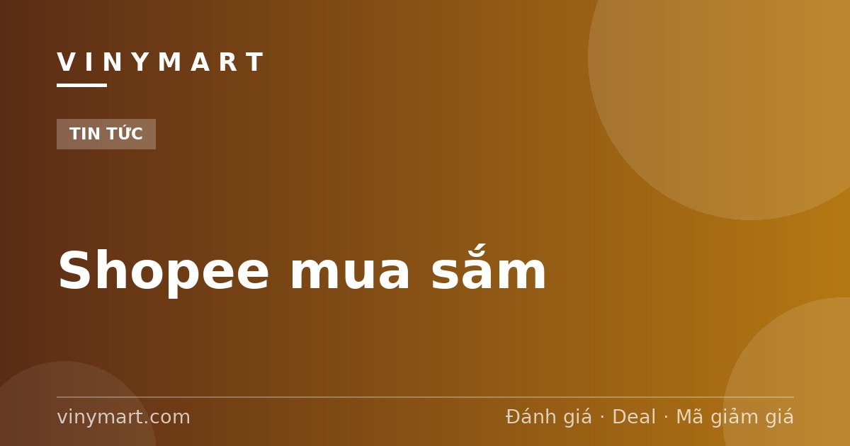 Shopee mua sắm