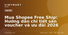 Mua Shopee Free Ship: Hướng dẫn chi tiết săn voucher và ưu đãi 2026