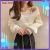 (Đen sz 3XL) Áo Ngực Mùa Xuân Và Mùa Thu Mỏng Hơn. Áo Len Dưới Cùng. Áo Len Đan Hai Mảnh Giả Nữ