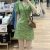(Sẵn 2XL, có ảnh thật) Váy voan hoa cổ chữ V