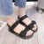 {Xả Kho Lỗ, sẵn sz 37} Sandal ulzzang hai quai đế răng cưa như ảnh