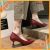 (Sẵn đỏ, sz 40) Giày cao gót da mềm 5 cm